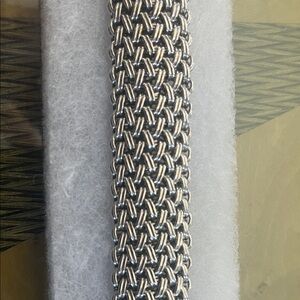 Napier Vintage Silver Mesh Bracelet